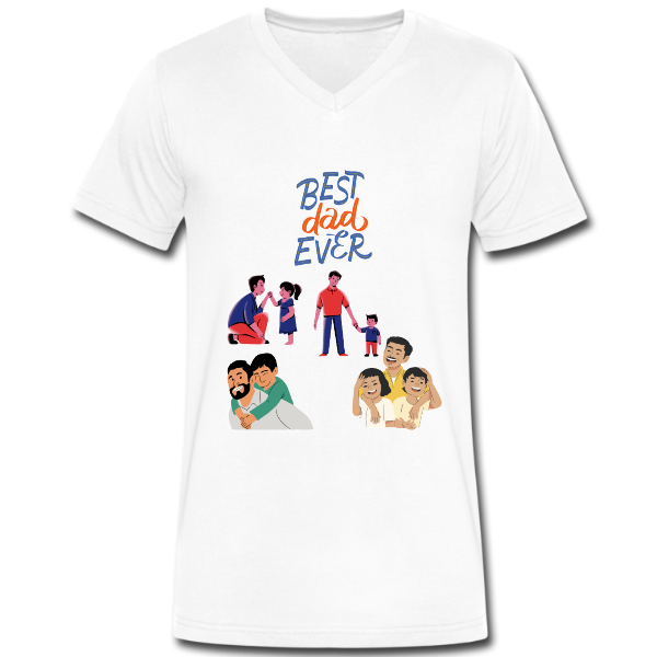 Best Dad Men's TShirt Teeprint